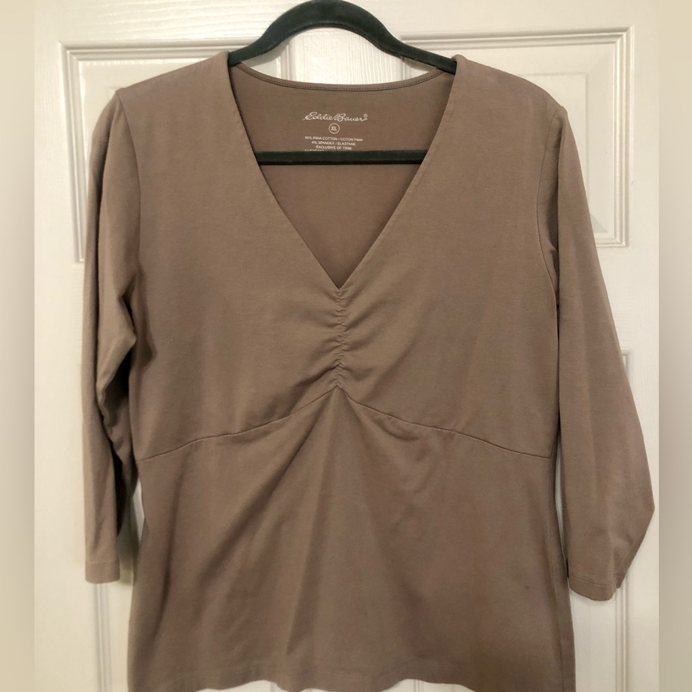 Women’s Eddie Bauer 3/4 sleeve top XL